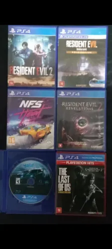 JOGOS DE PS4 ORIGINAIS VENDO E TROCO.
