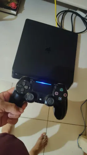PS4 SLIM 1 TB + Controle Original (Faço Entrega)