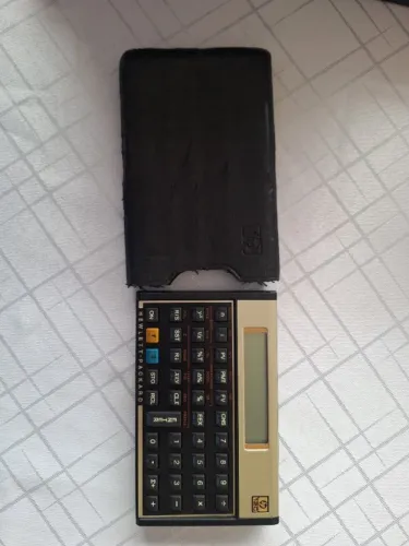 Calculadora HP12C - Ouro Usado com capa e manuais