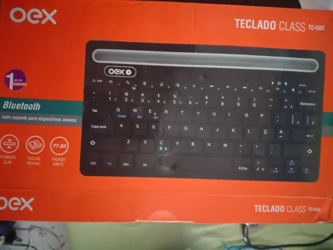 Teclado bluetooth para dispositivos móveis 