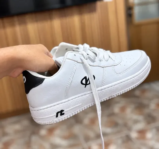 Tênis Casual Branco Masculino - Estilo Air Force