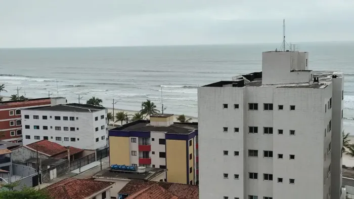 APARTAMENTO PARA VENDA 02 QUARTOS VISTA MAR 68M² PORTEIRA FECHADA PÉ NA AREIA EM MONGAGUÁ