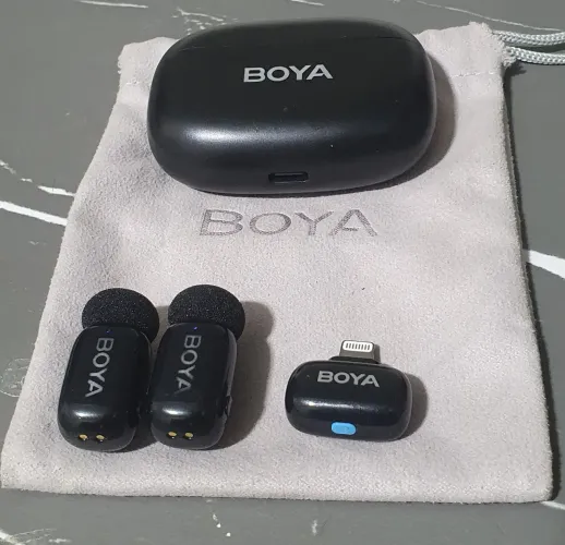 Microfones Lapela Boya Mini