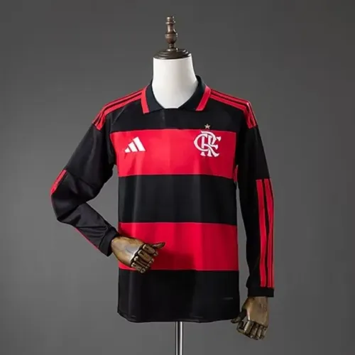 Camisa Manga Longa Flamengo Adidas Torcedor 2026/27