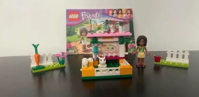 lego friends a casa do coelhinho da andrea