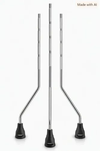 Pés de Surdo Odery Fluence (48cm) - Aço Cromado e Amortecimento Premium