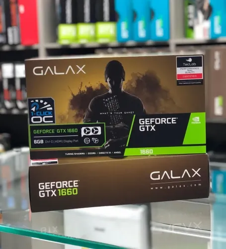 Placa de Vídeo Galax NVIDIA GeForce GTX 1660 6GB