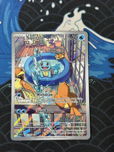 Card Pokémon Squirtle - 148/142 - MP - Inglês 