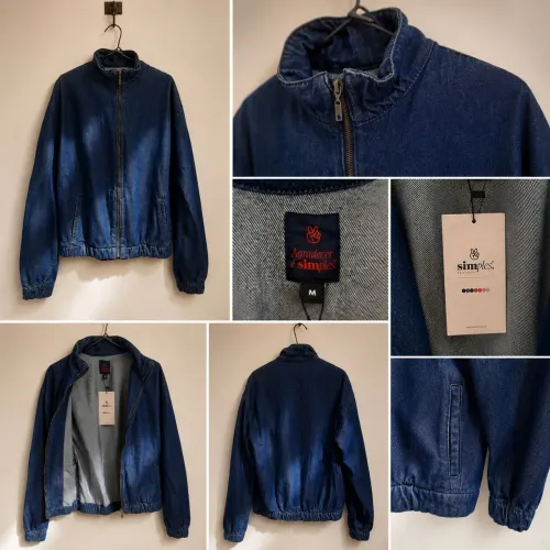 Jaqueta jeans tamanho M. Reserva. Nova com etiqueta. Perfeito estado 