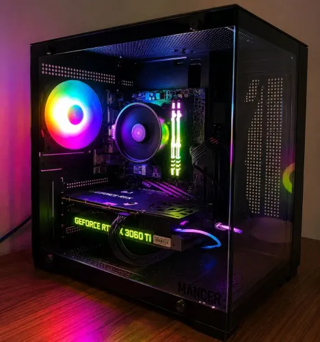 PC Gamer Ryzen 5 + RTX 3060 Ti 8GB | Setup Premium RGB