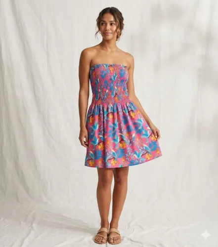 Vestido tomara que caia