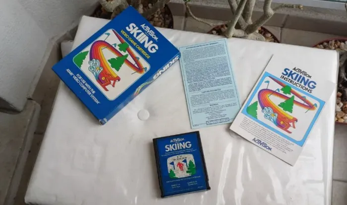 Jogo Decathlon Activision, Atari 2600 + Catálogo Impecável