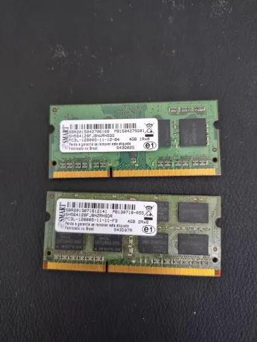 Memórias ram DDR3 4GB de notebook