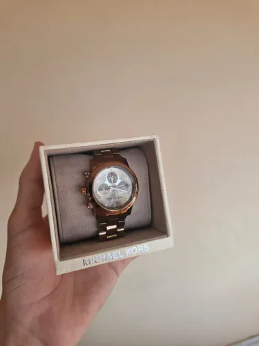 Relógio Michael Kors Runway Rose Gold modelo MK5128
