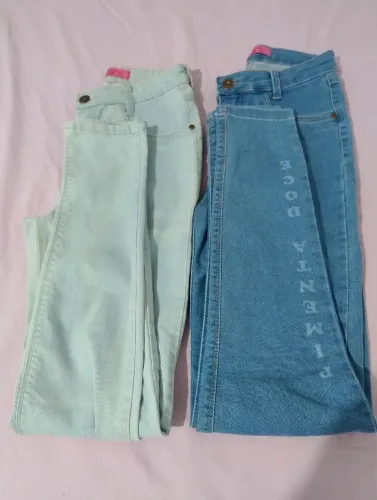 4 Calças Jeans Feminina Tam. 42 (Pimenta Doce)