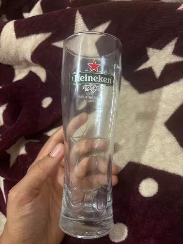 Copo de vidro Heineken
