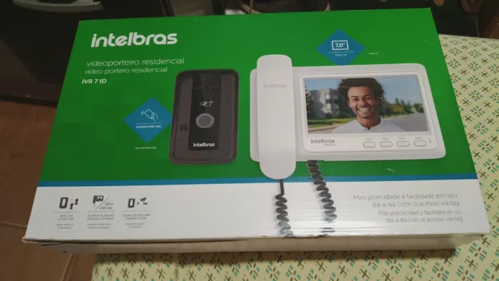 Vídeo porteiro irv 7 id intelbras