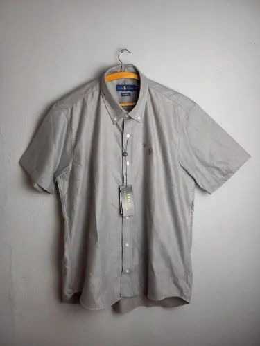 Camisa Ralph Lauren Oxford Custom Fit GG Original