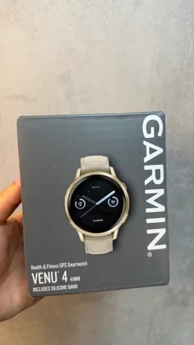 Garmin venu 4 41mm + pulseira de couro novo (1 ano de garantia) (LOJA FÍSICA)