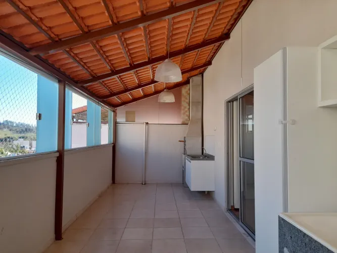 Duplex com espaço gourmet no Marilândia para locação