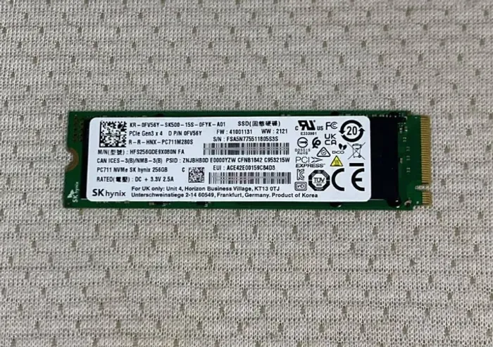 SSD NVMe M.2 256gb SK Hynix