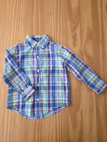 camisa xadrez janie and jack 2a