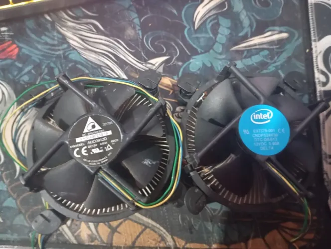 Kit 2 Cooler Processador Intel Original Funcionando 100%