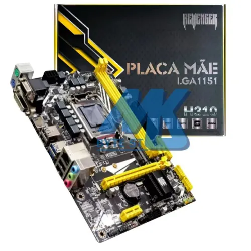 placa mae RVG H310 DDR4 M.2 8°G e 9°G