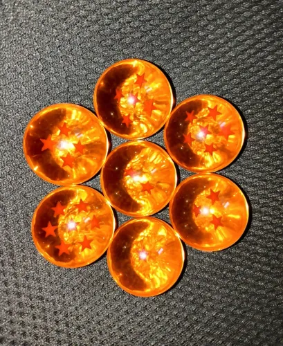 Set Completo 7 Esferas do Dragão (Dragon Ball Z / Super)