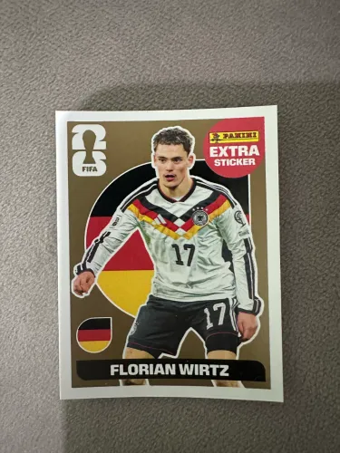 Figurinha Cromo Extra Florian Wirtz OURO