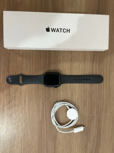 Apple Watch SE 2ª Geração 44mm Meia-Noite - Bateria 98% (Impecável)