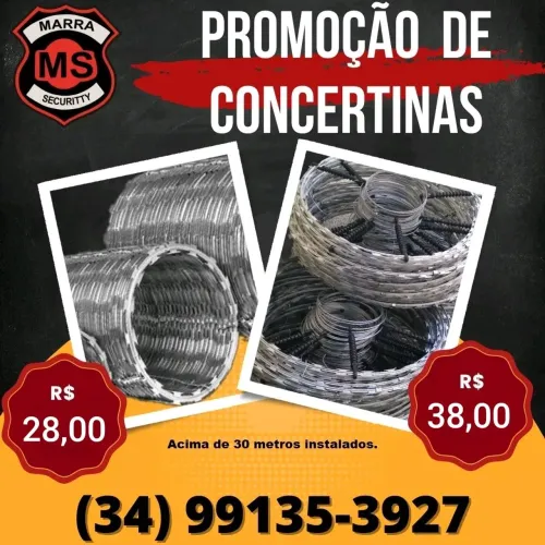 Concertinas Perimetral (comum e eetrificada)