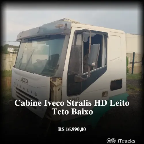Cabine Stralis HD Leito Teto Baixo Iveco