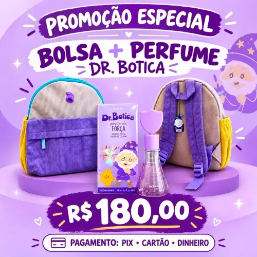 Mochila e perfume 