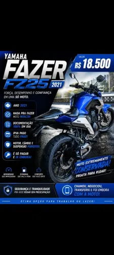 Yamaha fazer 250 2021