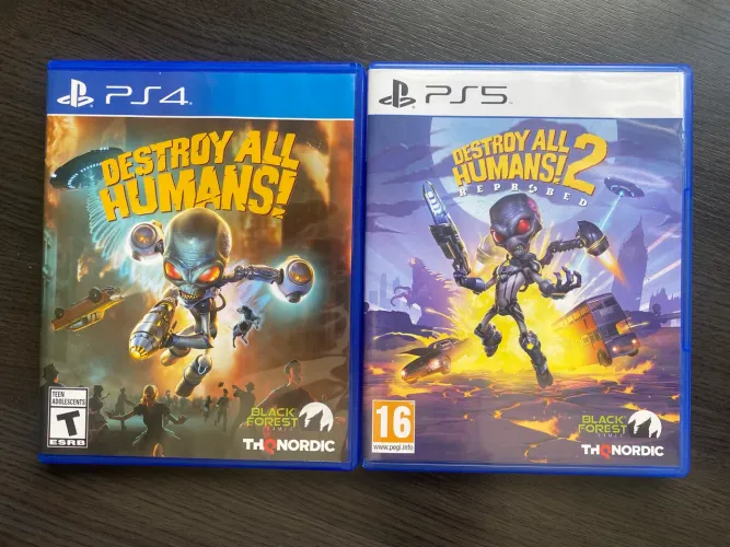 Jogos de PlayStation Destroy All Humans 1 e 2