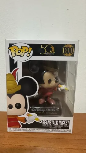 Mickey Funko Pop 50 Anos Disney Boneco Original