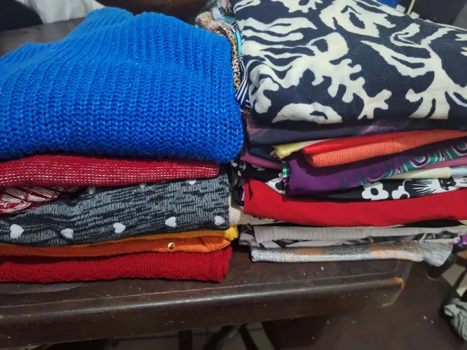 Blusas calças vestido blusa de la casaco tenho mais de 100 peças, 200 tudo.