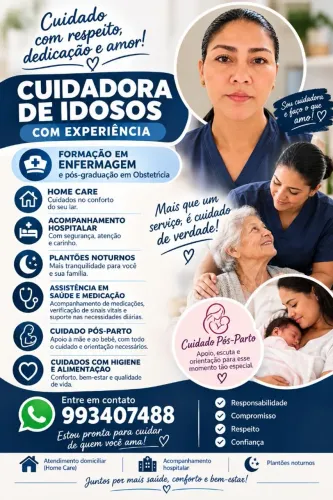 Home Care , acompanhante hospitalar 