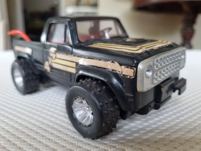 Carrinho Picape 4x4 Antiga a Pilha NAO FUNCIONA/ Bateria - Brinquedo Vintage