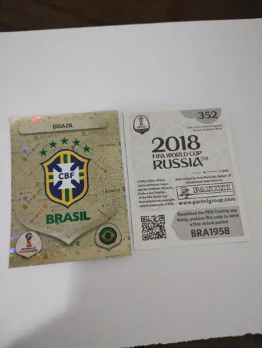 Figurinha Escudo Brasil Copa Rússia 2018