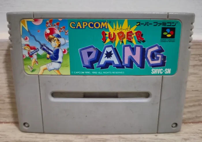Super Pang para o console Super Famicom original japonês