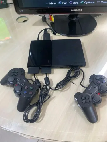 PS2 1T COM DIVERSOS JOGOS 
