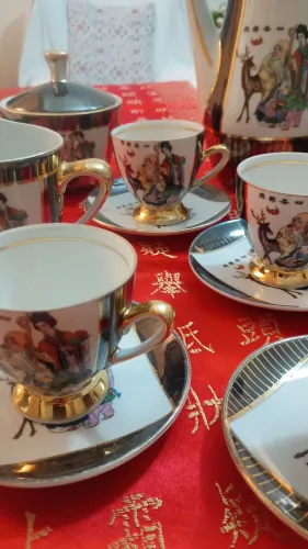 Conjunto chá Louça estilo japonês