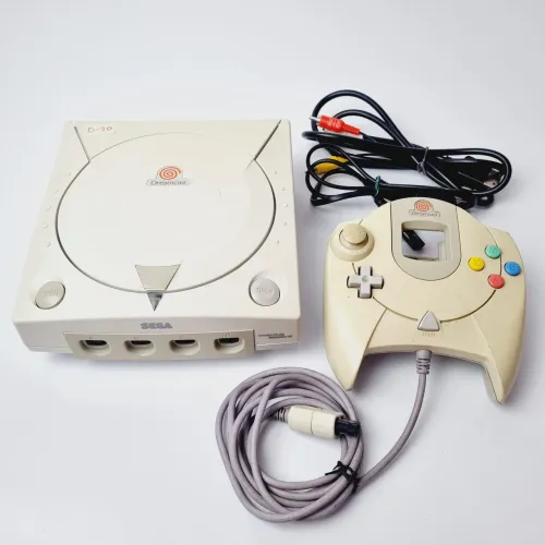 D20- [defeito] Console Sega Dreamcast Va1 (leia)