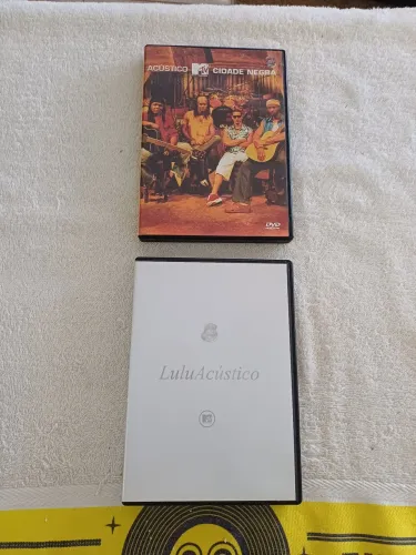 02 DVDs originais Acústico MTV- Lulu Santos e Cidade Negra