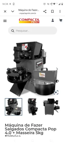 Máquina de Salgados Compacta Print 4.0