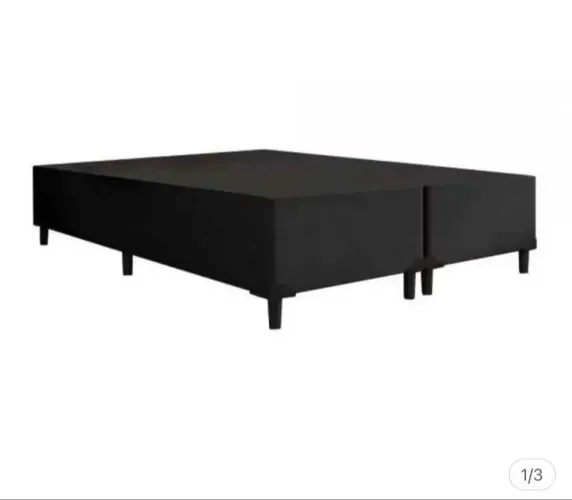 Vendo Cama box queen bipartido com colchão