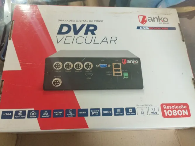 DVR Veicular Digital - Gravador de Segurança para Carro