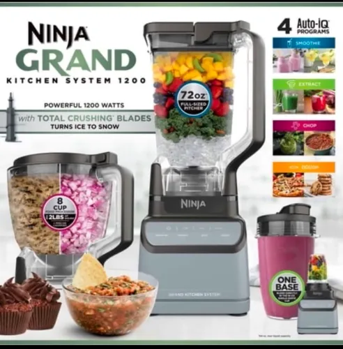 Liquidificador e Processador Ninja Grand Kitchen System 120 - entrega a partir de 06/09/26